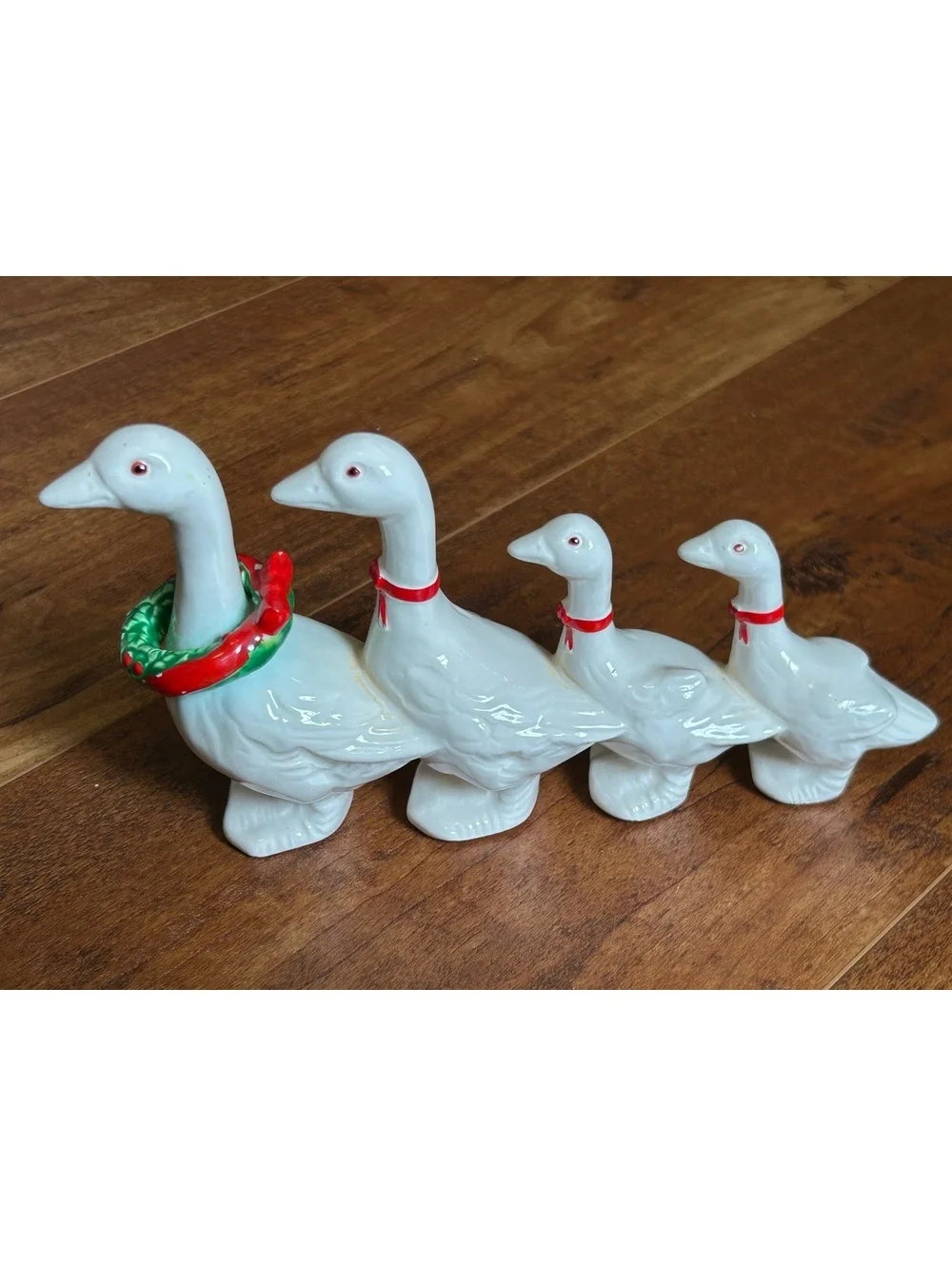 Dept 56 Ceramic Goose Family Figurine Made in Japan